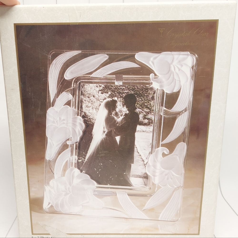 FROSTED CRYSTAL CLEAR SIGNATURES RECTANGLE PICTURE FRAME Stweling Star